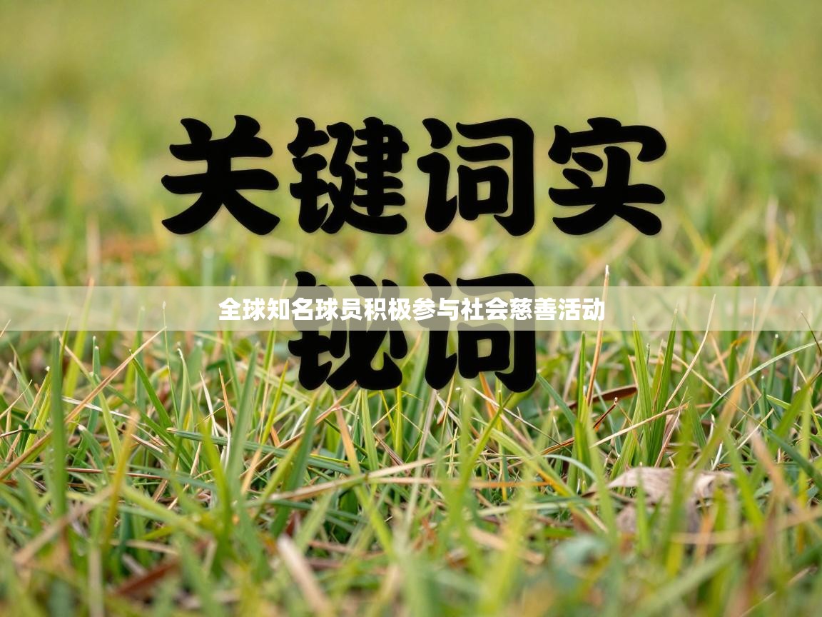 全球知名球员积极参与社会慈善活动  第1张