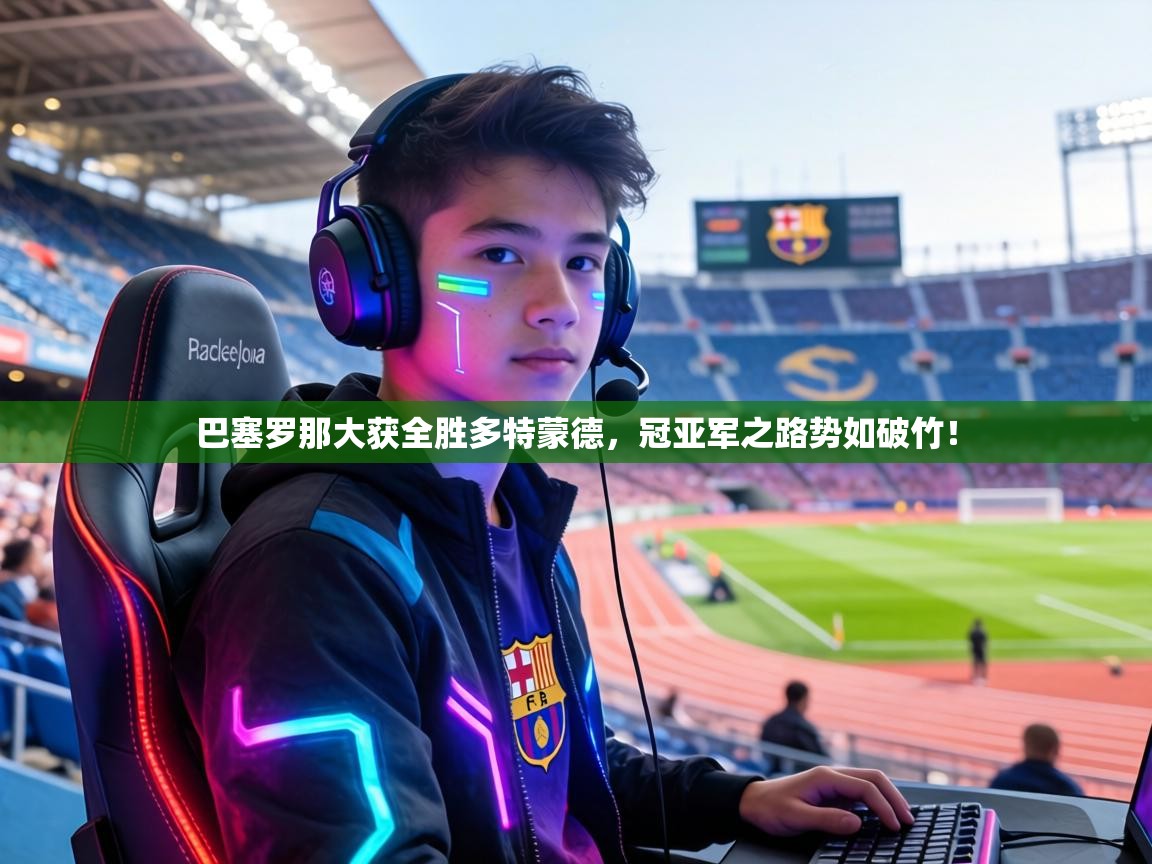 巴塞罗那大获全胜多特蒙德，冠亚军之路势如破竹！  第1张